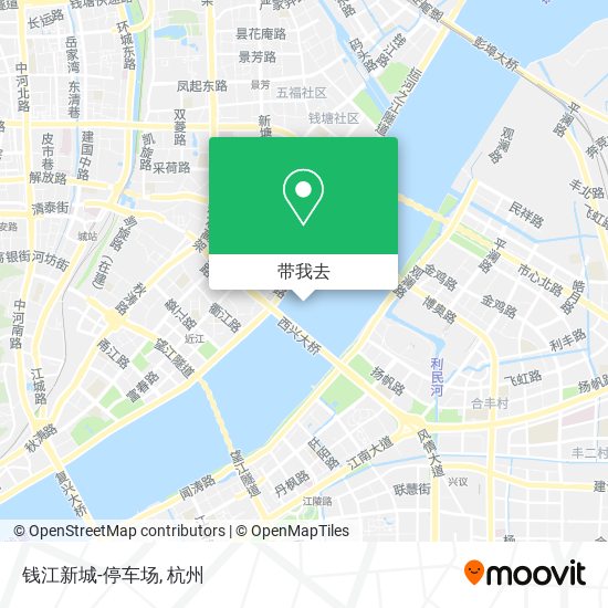 钱江新城-停车场地图