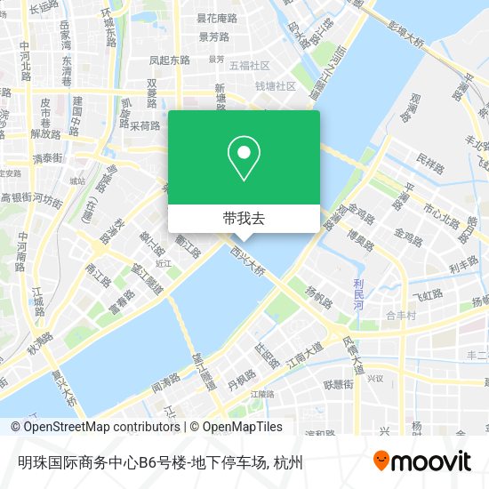 明珠国际商务中心B6号楼-地下停车场地图