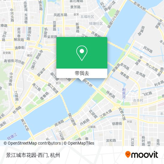 景江城市花园-西门地图