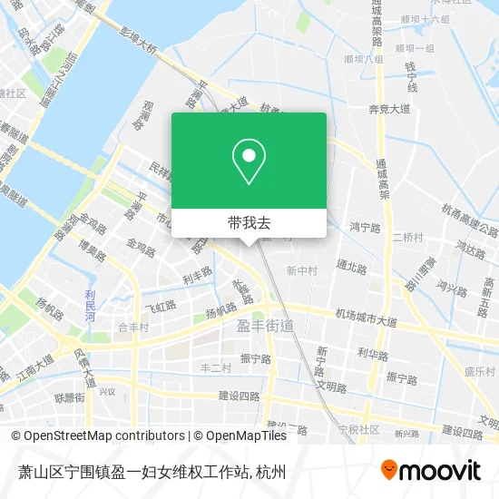 萧山区宁围镇盈一妇女维权工作站地图
