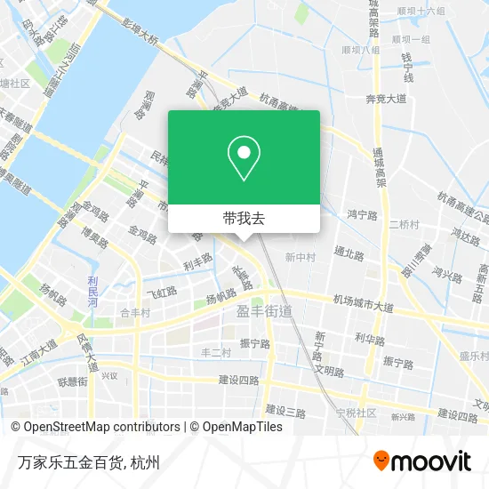 万家乐五金百货地图