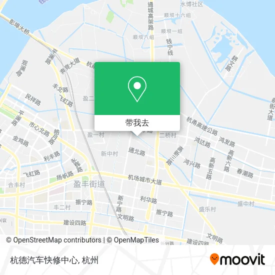 杭德汽车快修中心地图