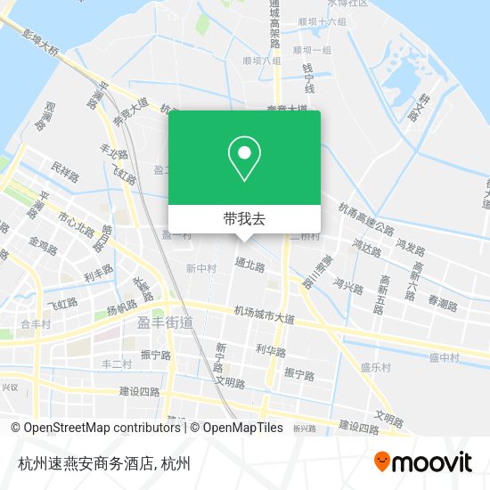 杭州速燕安商务酒店地图