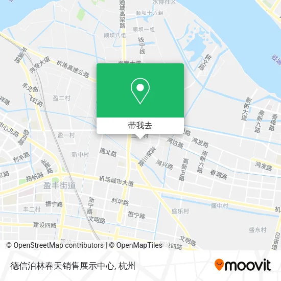 德信泊林春天销售展示中心地图