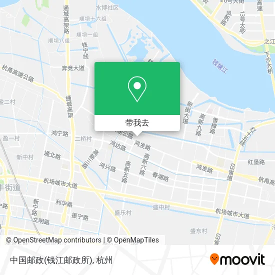 中国邮政(钱江邮政所)地图