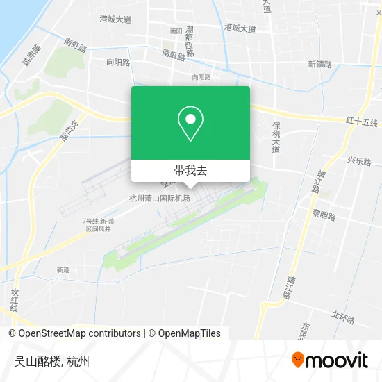 吴山酩楼地图