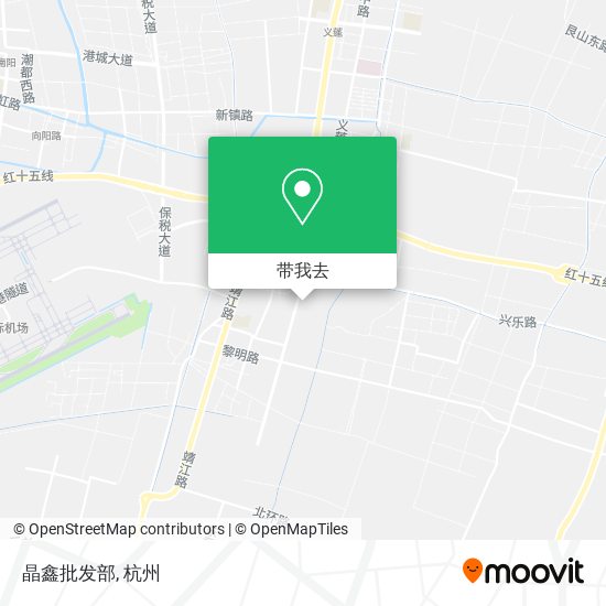 晶鑫批发部地图