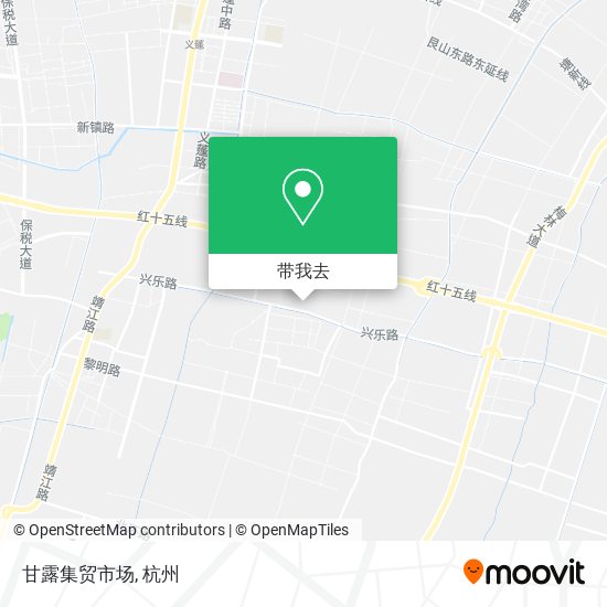 甘露集贸市场地图