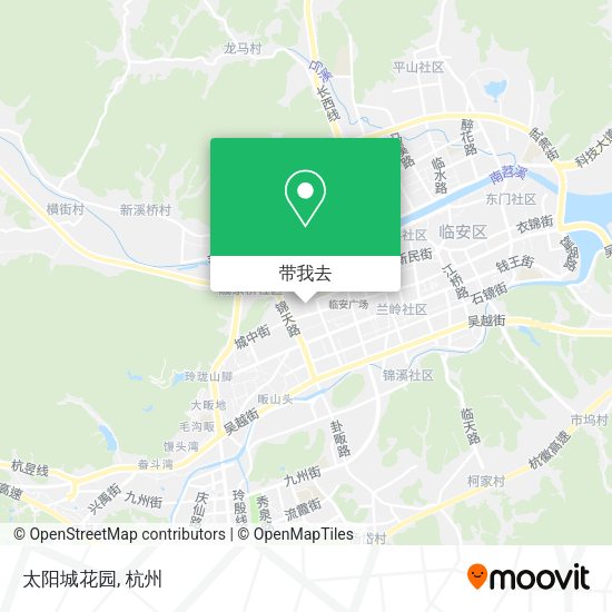 太阳城花园地图