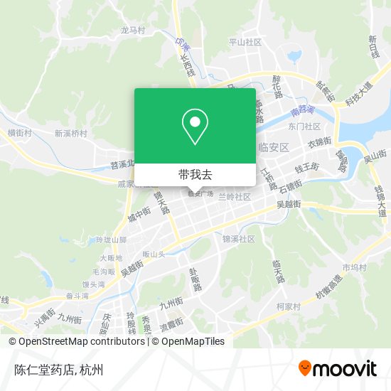 陈仁堂药店地图