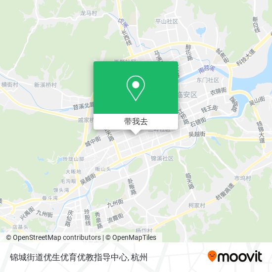 锦城街道优生优育优教指导中心地图