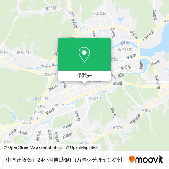 中国建设银行24小时自助银行(万事达分理处)地图