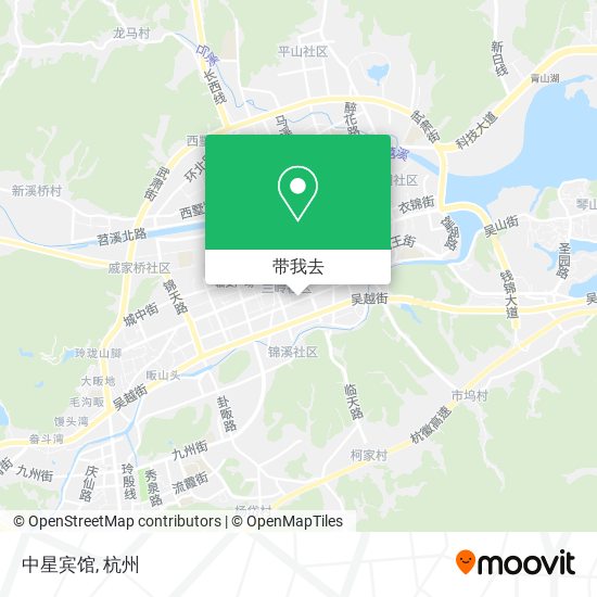 中星宾馆地图
