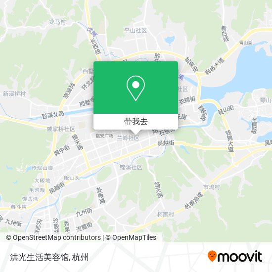 洪光生活美容馆地图