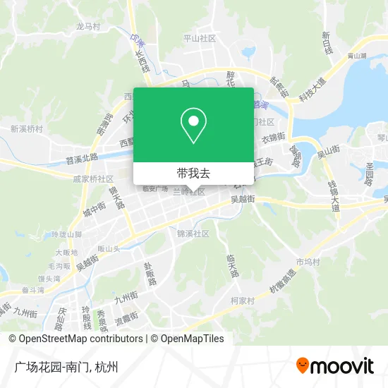 广场花园-南门地图