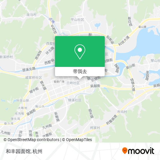 和丰园面馆地图