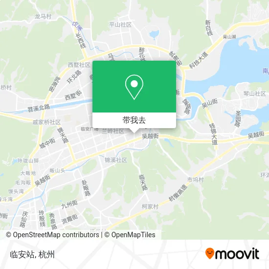临安站地图