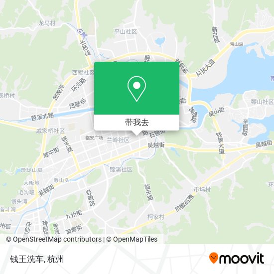 钱王洗车地图