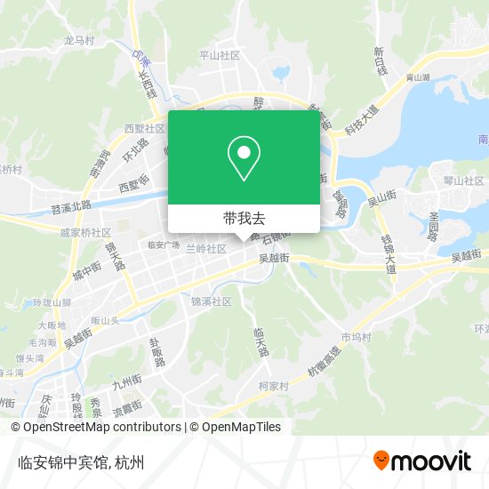 临安锦中宾馆地图