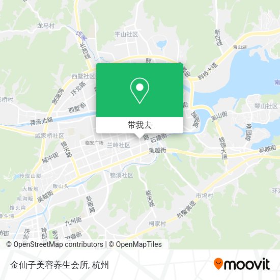 金仙子美容养生会所地图