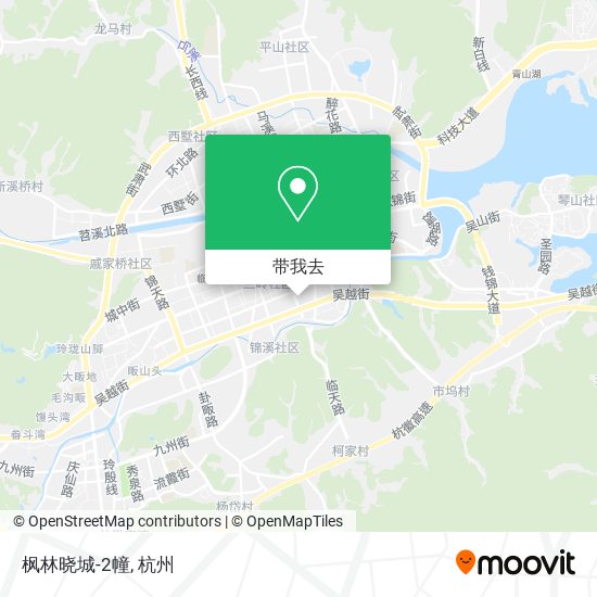 枫林晓城-2幢地图