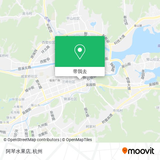 阿琴水果店地图