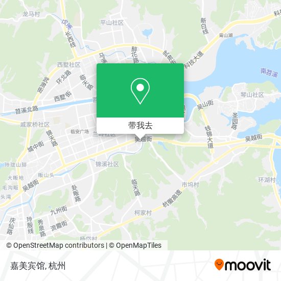 嘉美宾馆地图