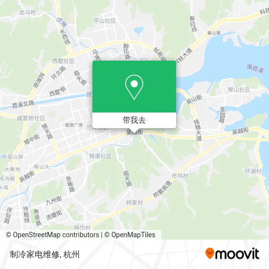 制冷家电维修地图