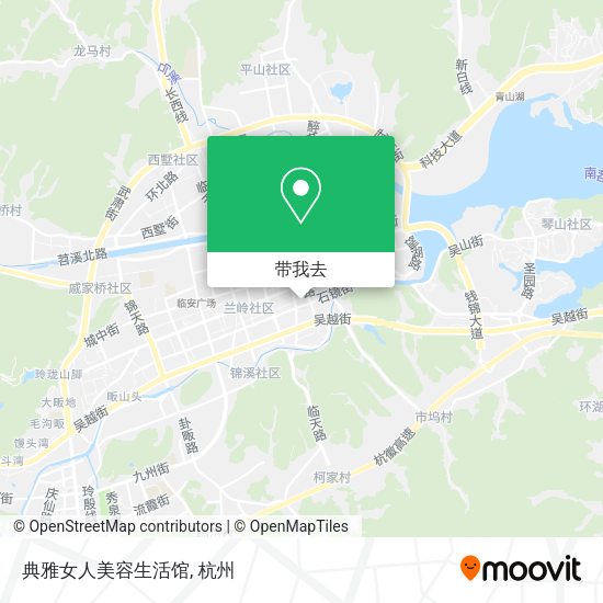 典雅女人美容生活馆地图