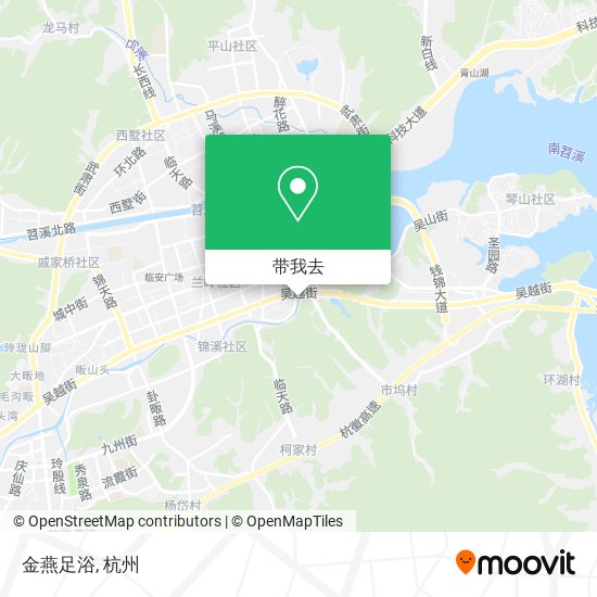金燕足浴地图