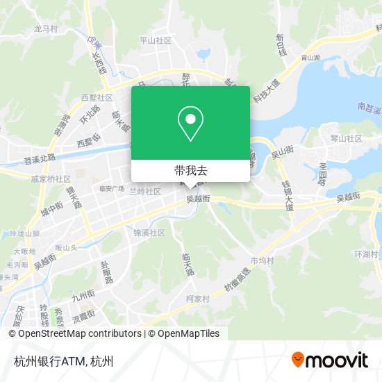 杭州银行ATM地图