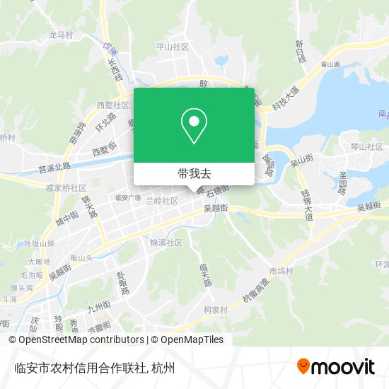 临安市农村信用合作联社地图