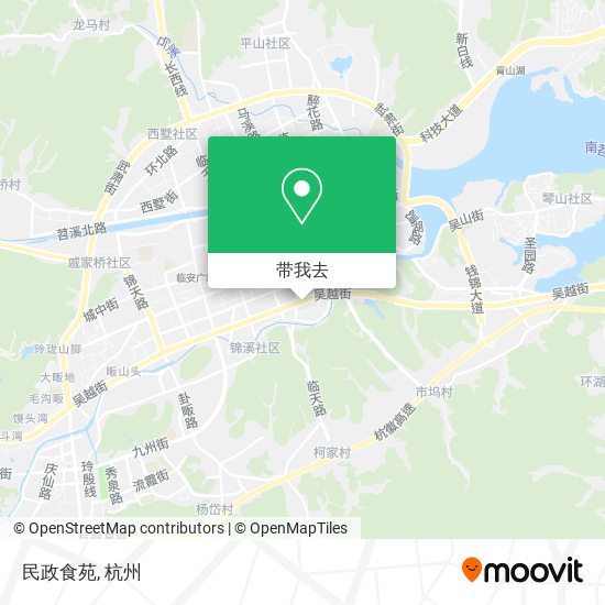 民政食苑地图
