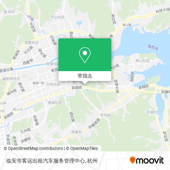 临安市客运出租汽车服务管理中心地图