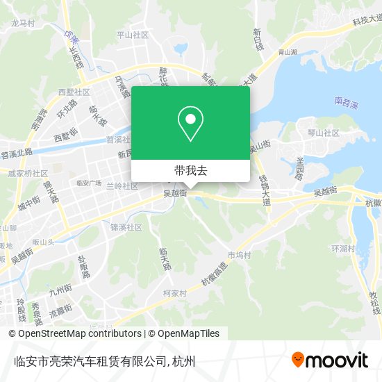临安市亮荣汽车租赁有限公司地图