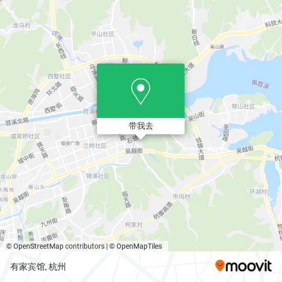 有家宾馆地图