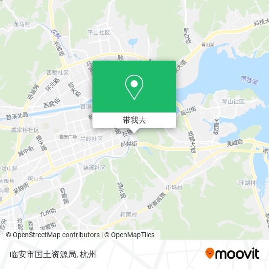 临安市国土资源局地图