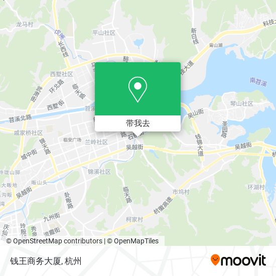 钱王商务大厦地图