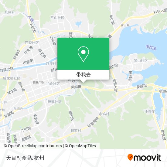 天目副食品地图