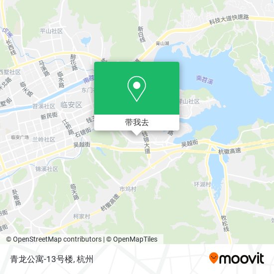 青龙公寓-13号楼地图