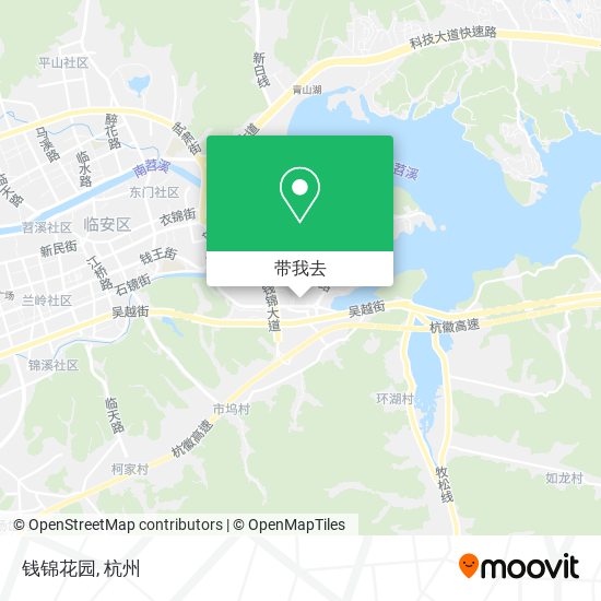钱锦花园地图