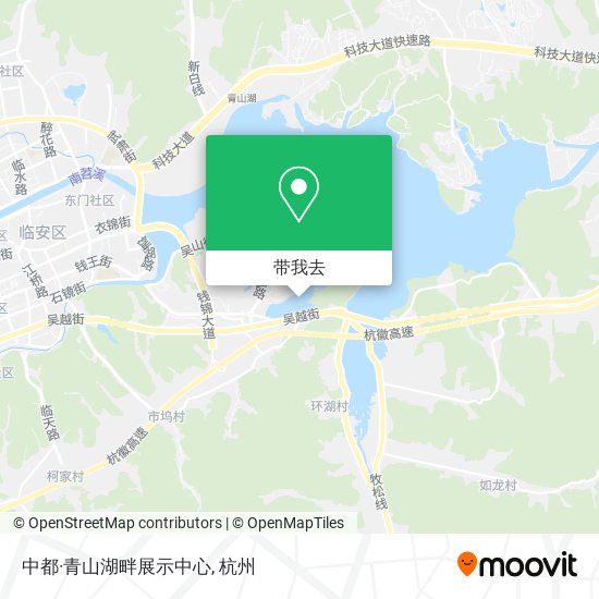 中都·青山湖畔展示中心地图