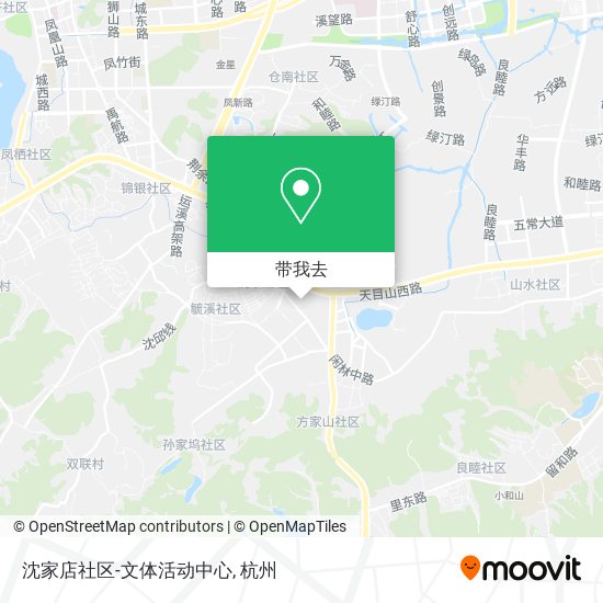 沈家店社区-文体活动中心地图