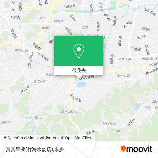 真真果业(竹海水韵店)地图