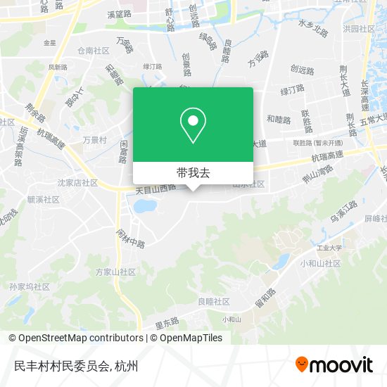 民丰村村民委员会地图