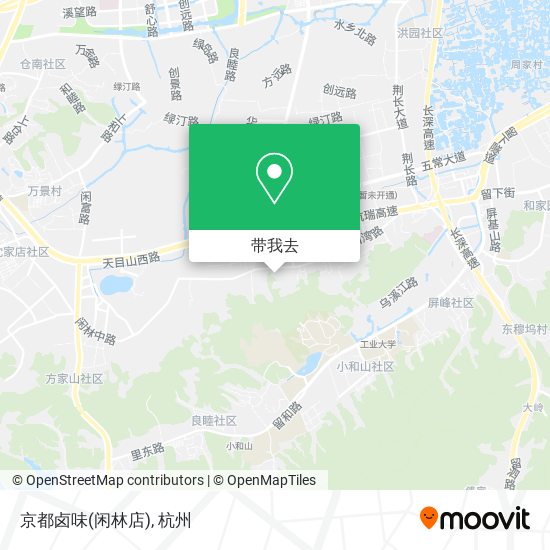 京都卤味(闲林店)地图
