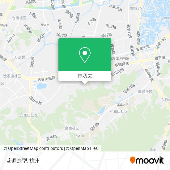 蓝调造型地图