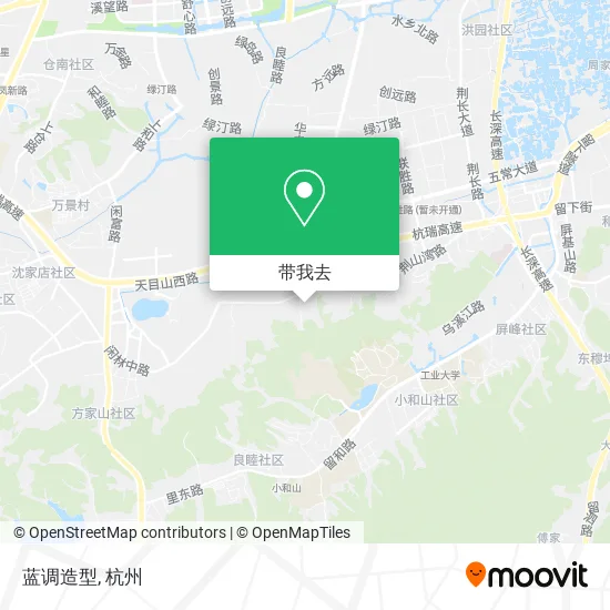 蓝调造型地图