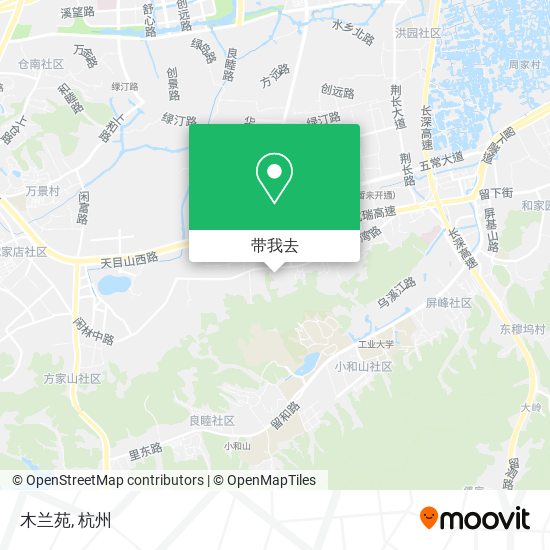 木兰苑地图