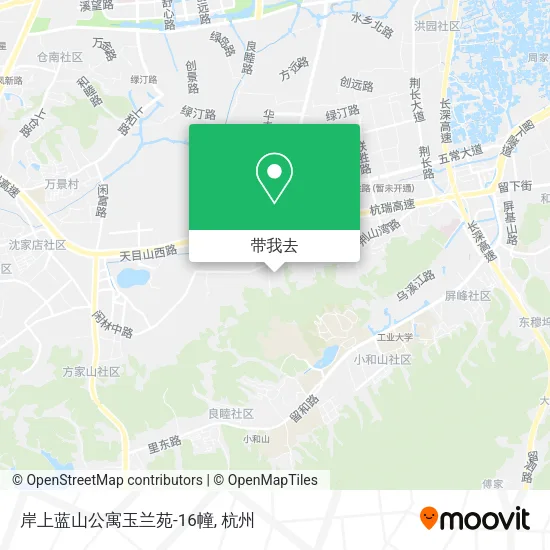 岸上蓝山公寓玉兰苑-16幢地图